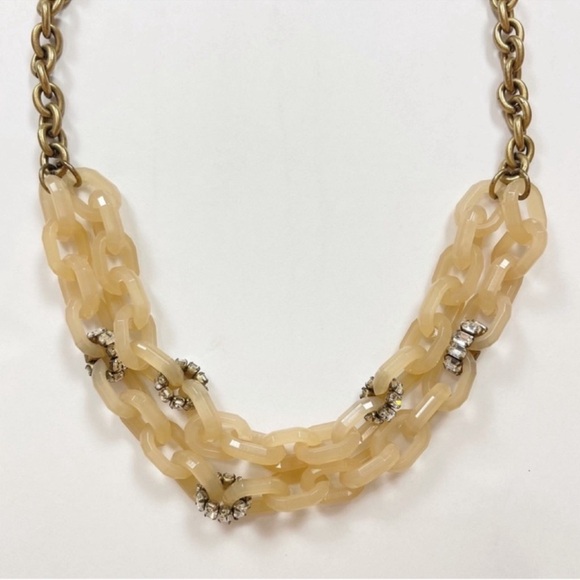 J. Crew Lucite Link Necklace - Picture 2 of 6